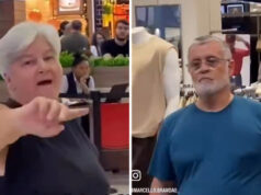 Idosos confundem símbolo de quadrilha com política e provoca cena de homofobia e racismo em shopping no Ceará