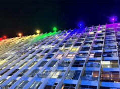 Pela 1ª vez em 218 anos, Superior Tribunal Militar ilumina sede com cores do arco-íris no mês do Orgulho LGBTQIAPN+