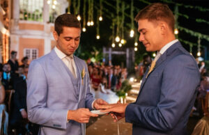 Fofos! Erick Rianelli e Pedro Figueiredo celebram quatro anos do casamento: “O dia mais feliz das nossas vidas”