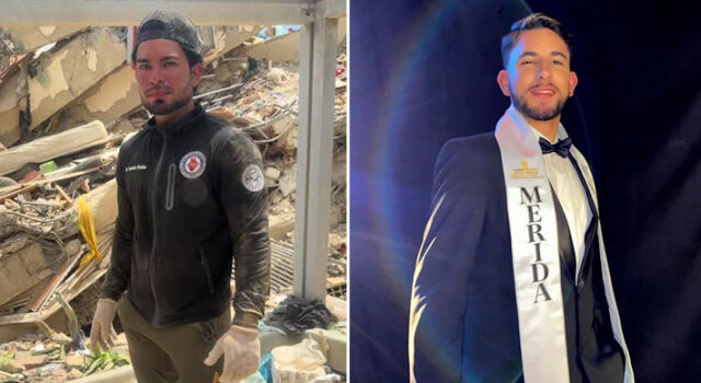 Mister Universo comove ao procurar marido entre escombros após terremotos na Venezuela: “Não pararei”