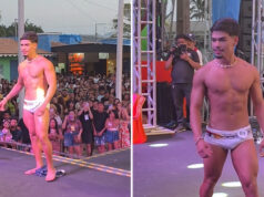 Concurso Garoto Verão 2026 de Portel, no Pará, chama atenção com desfile de candidatos de sunga