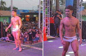 Concurso Garoto Verão 2026 de Portel, no Pará, chama atenção com desfile de candidatos de sunga