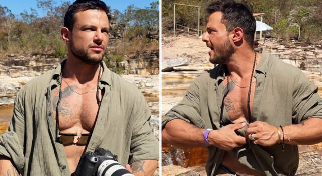 Fotógrafo Renam Christofoletti compartilha bastidores de ensaio, mas acaba virando o centro das atenções