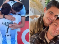 Primeiro-ministro holandês viraliza ao beijar seu noivo, estrela do hóquei, durante uma partida: “Orgulhoso”
