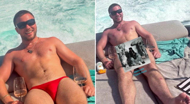 Rocco, filho de Madonna, vira assunto nas redes após posar de sunga justa vermelha: “Fiquei erótica com essa foto”
