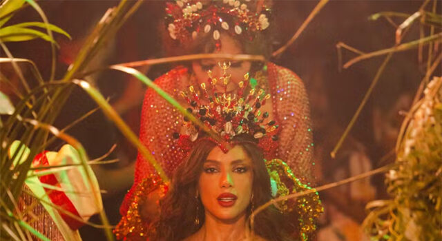 Eloína dos Leopardos coroa Anitta na Grande Rio, e cantora explica escolha: “Traz os fundamentos do samba”